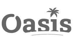 Oasis Juice Bar Grey Logo